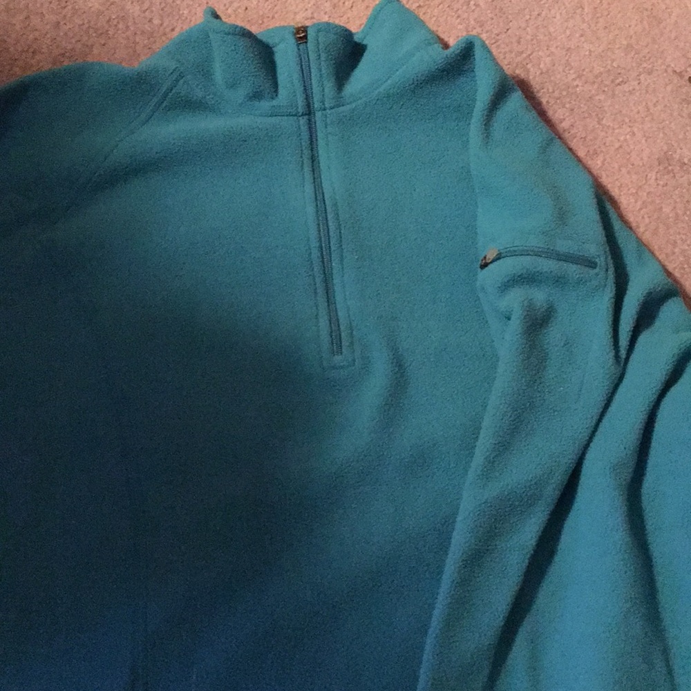 LL Bean microfleece quarter zip pullover - Picture 3 of 3